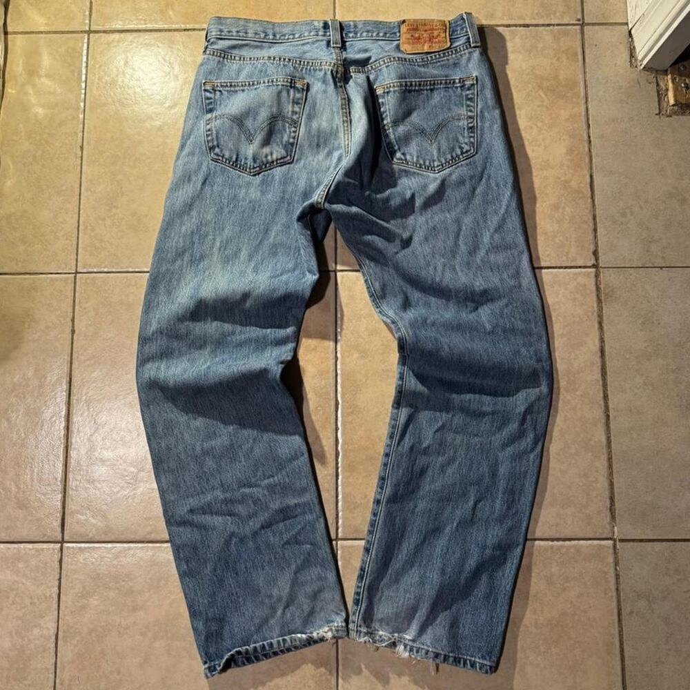 Vintage y2k 2000s levis 501 denim jeans Size 34 In mens